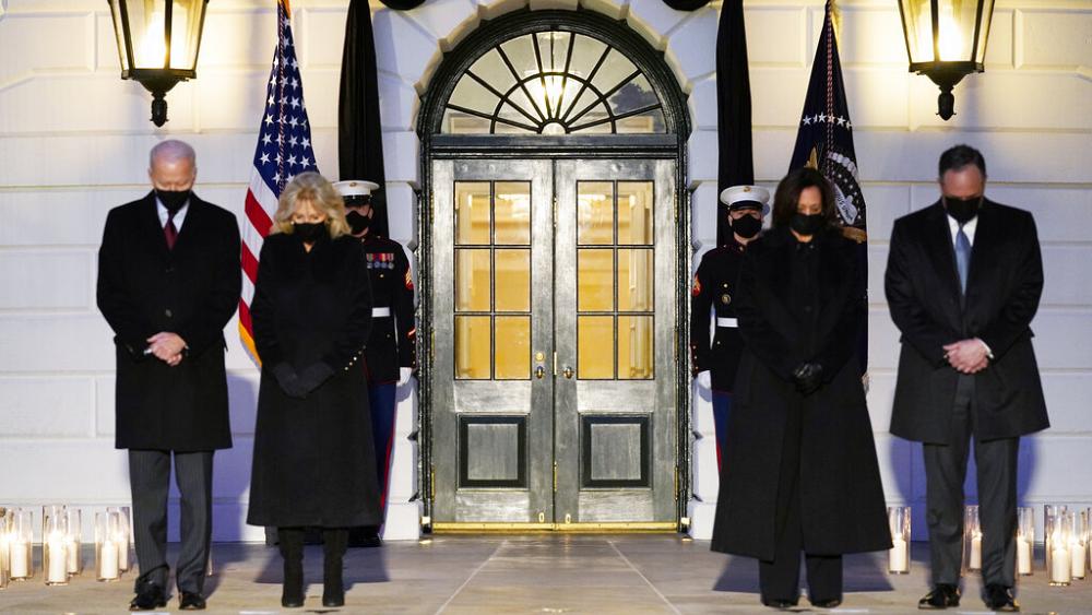 Biden marks 'heartbreaking milestone' of 500,000 US COVID deaths