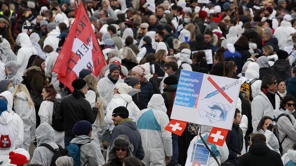 COVID-19: Protests across Europe rail against pandemic restrictions as infections soar
