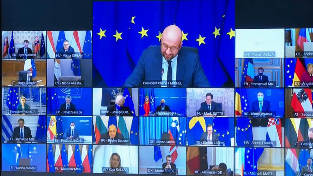 Slow vaccine rollout tops agenda as European leaders meet virtually