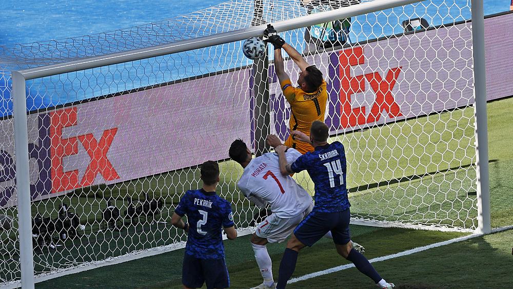 Bizarre own-goal helps Spain advance to last 16 at Euro 2020